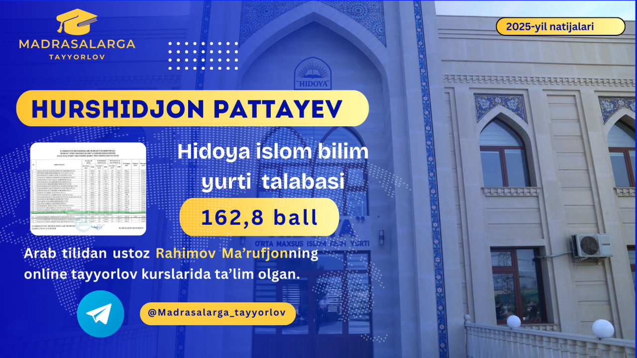 O'quvchi natijalari 5